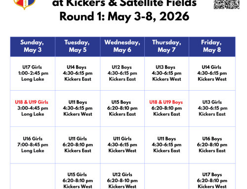 2026/27 CSA, EA, and Regional Tryouts: Dates, Times, and Locations (Kickers & Long Lake #1)