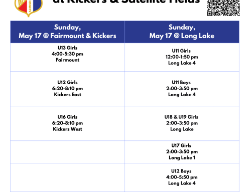 Sunday May 17: 2026/27 CSA, EA, and DPL Tryouts (Dates, Times, and Locations)